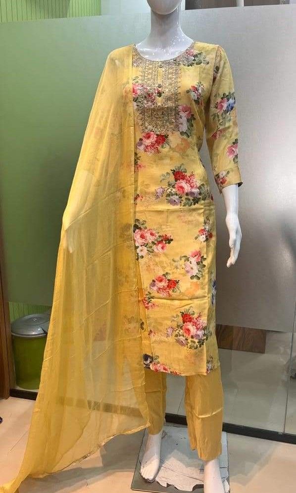 Ready Made Suit, Women's Fashion, Dresses & Sets, Traditional & Ethnic