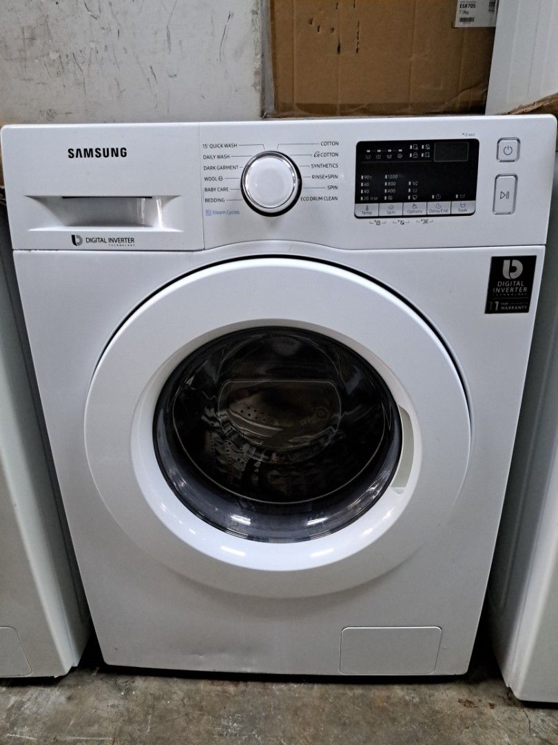 Samsung 7.5kg front load Washing Machine washer inverter 4ticks