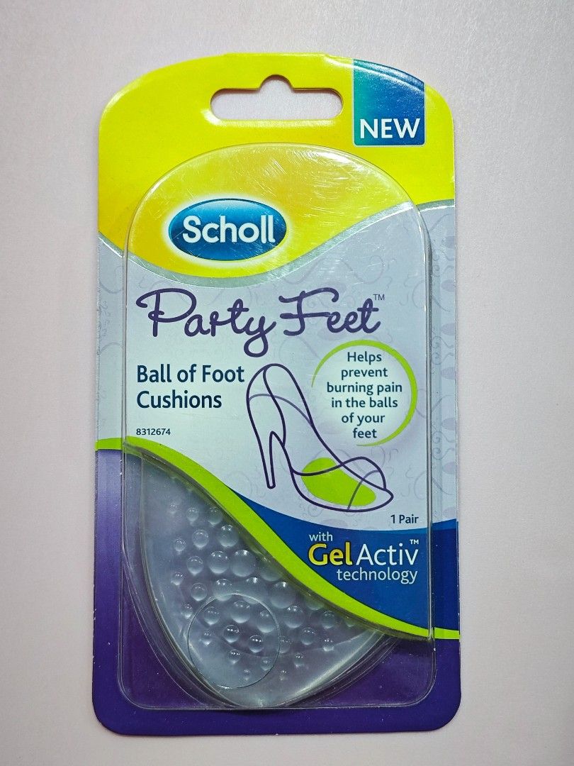 Scholl Ball of foot Cushions (1 pair), Men's Fashion, Footwear, Shoe