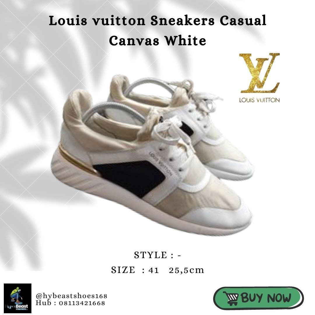 Sepatu Louis Vuitton Original made in china, Fesyen Pria, Sepatu , Sneakers  di Carousell