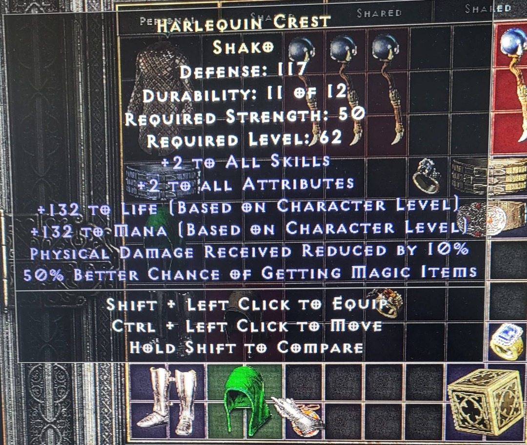 Shako (NonLadder) Diablo 2 Resurrected (Desktop version) D2R, Video