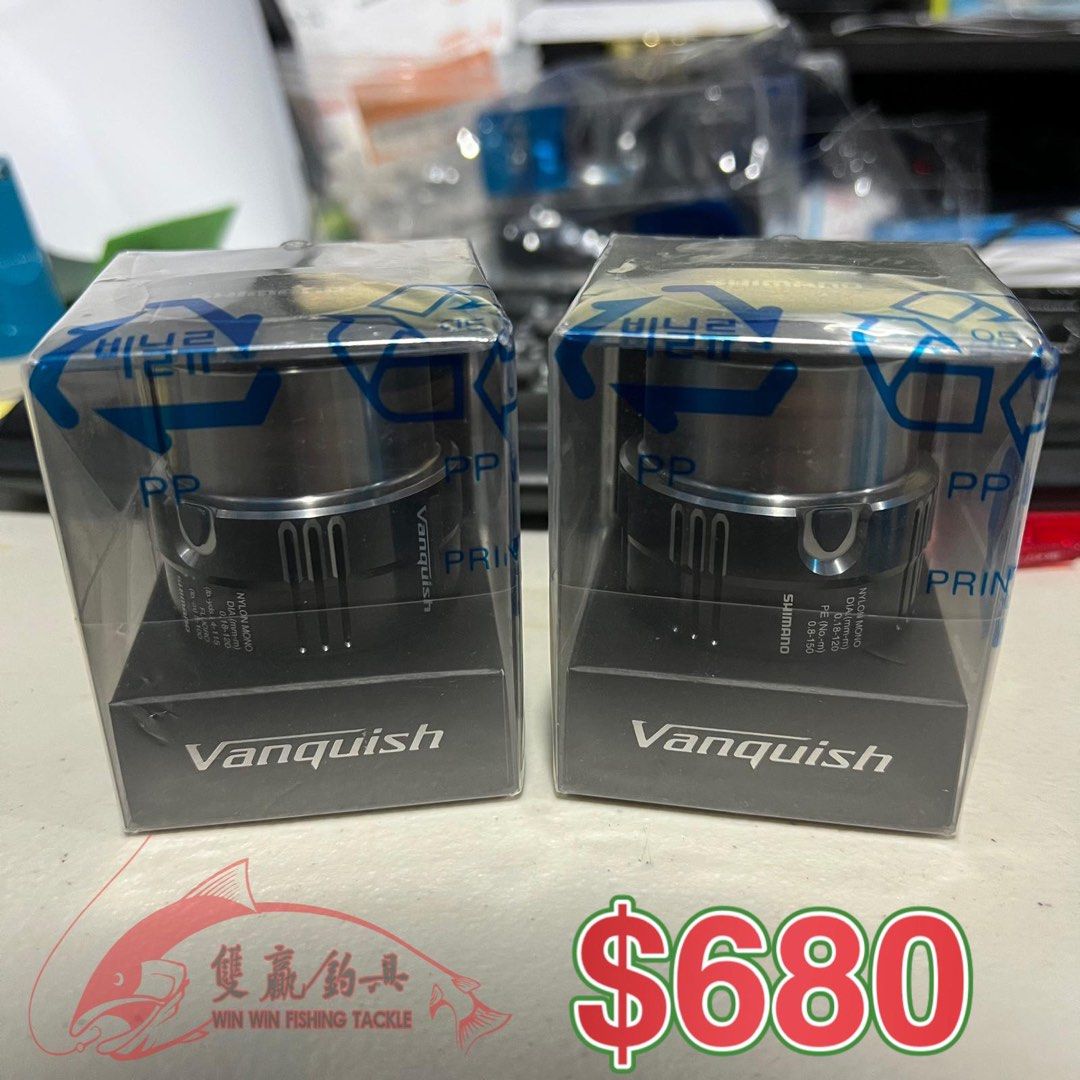 SHIMANO 19 VANQUISH 2500S C3000S線杯, 運動產品, 釣魚- Carousell