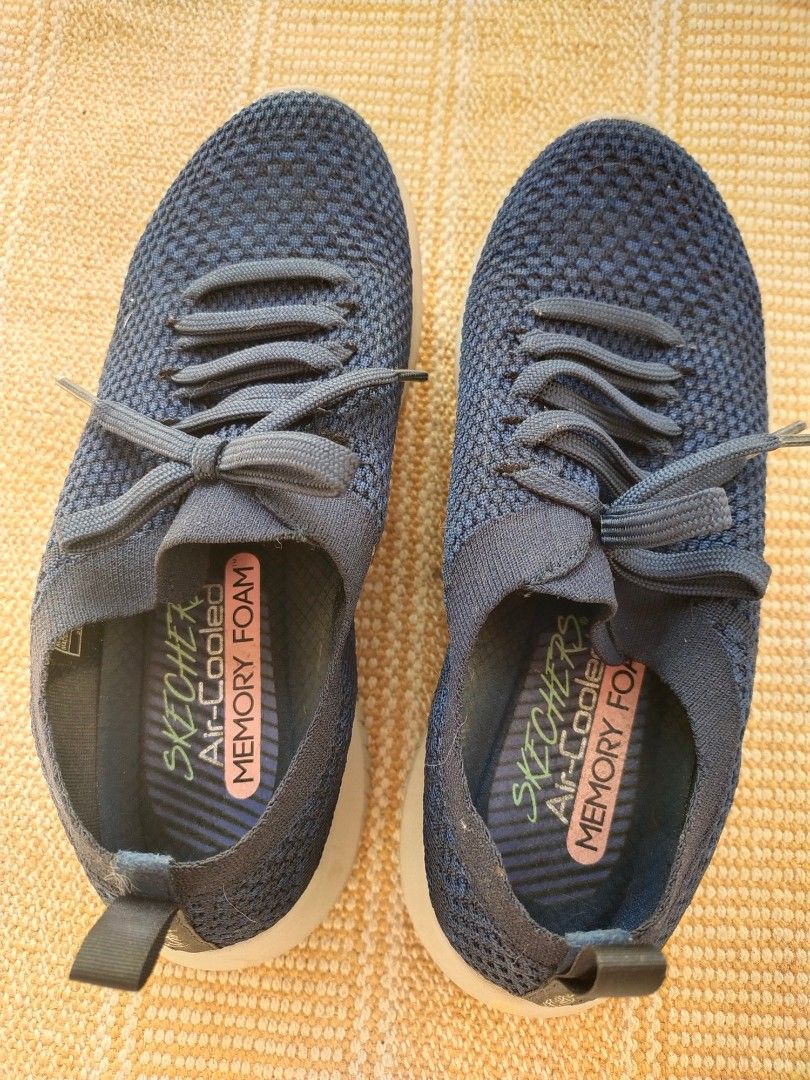 Skechers air cooled memory foam walking shoes online