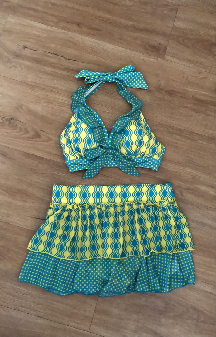 skirt swimsuit, Women's Fashion, Swimwear, Bikinis & Swimsuits on Carousell