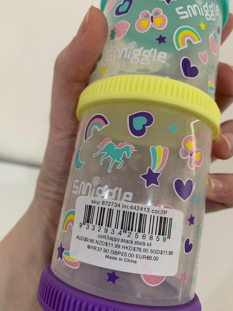 Smiggle Snack Stack Container, Babies & Kids, Nursing & Feeding