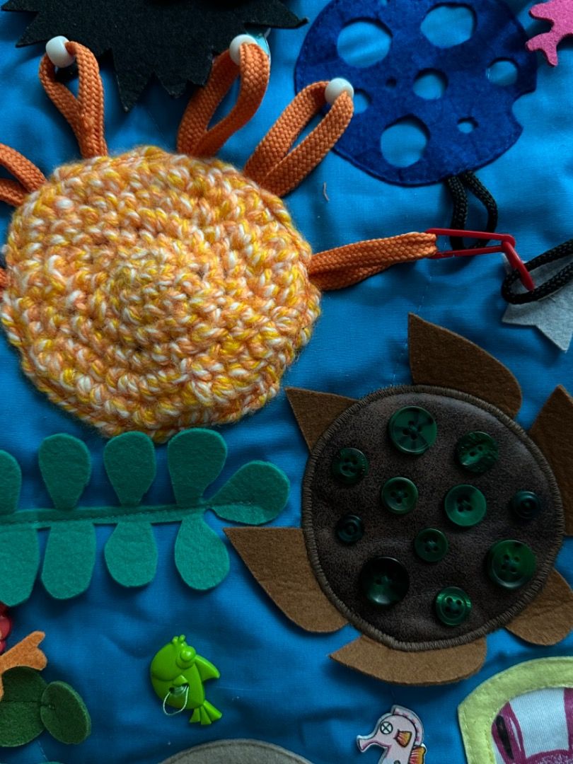 Soft Montessori baby playmat (kind of busy book), Babies & Kids, Infant