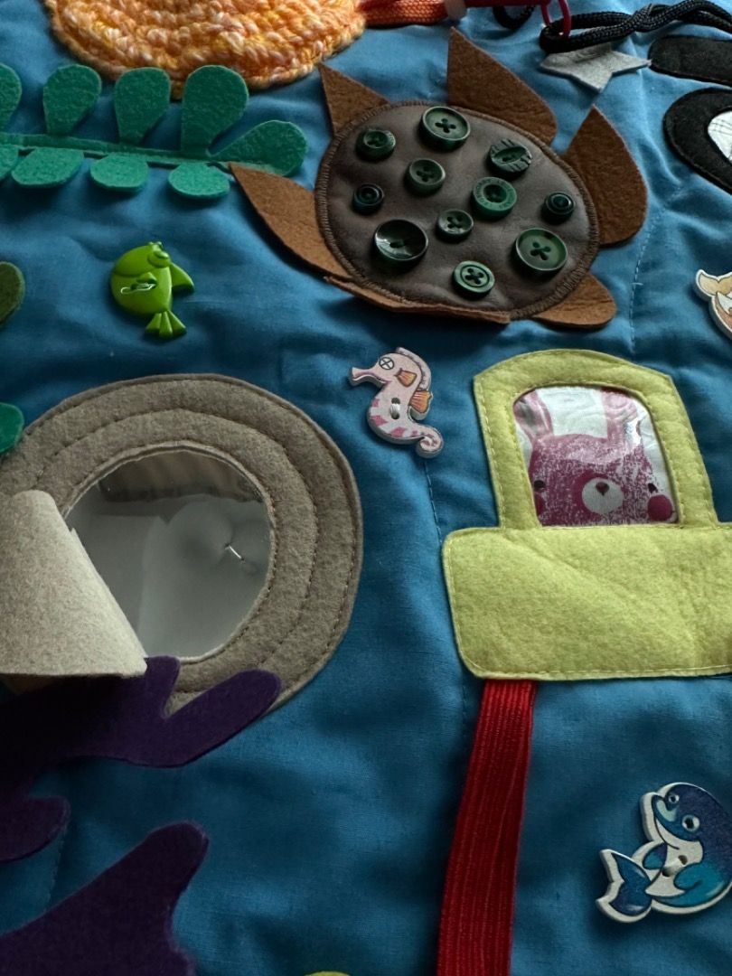 Soft Montessori baby playmat (kind of busy book), Babies & Kids, Infant