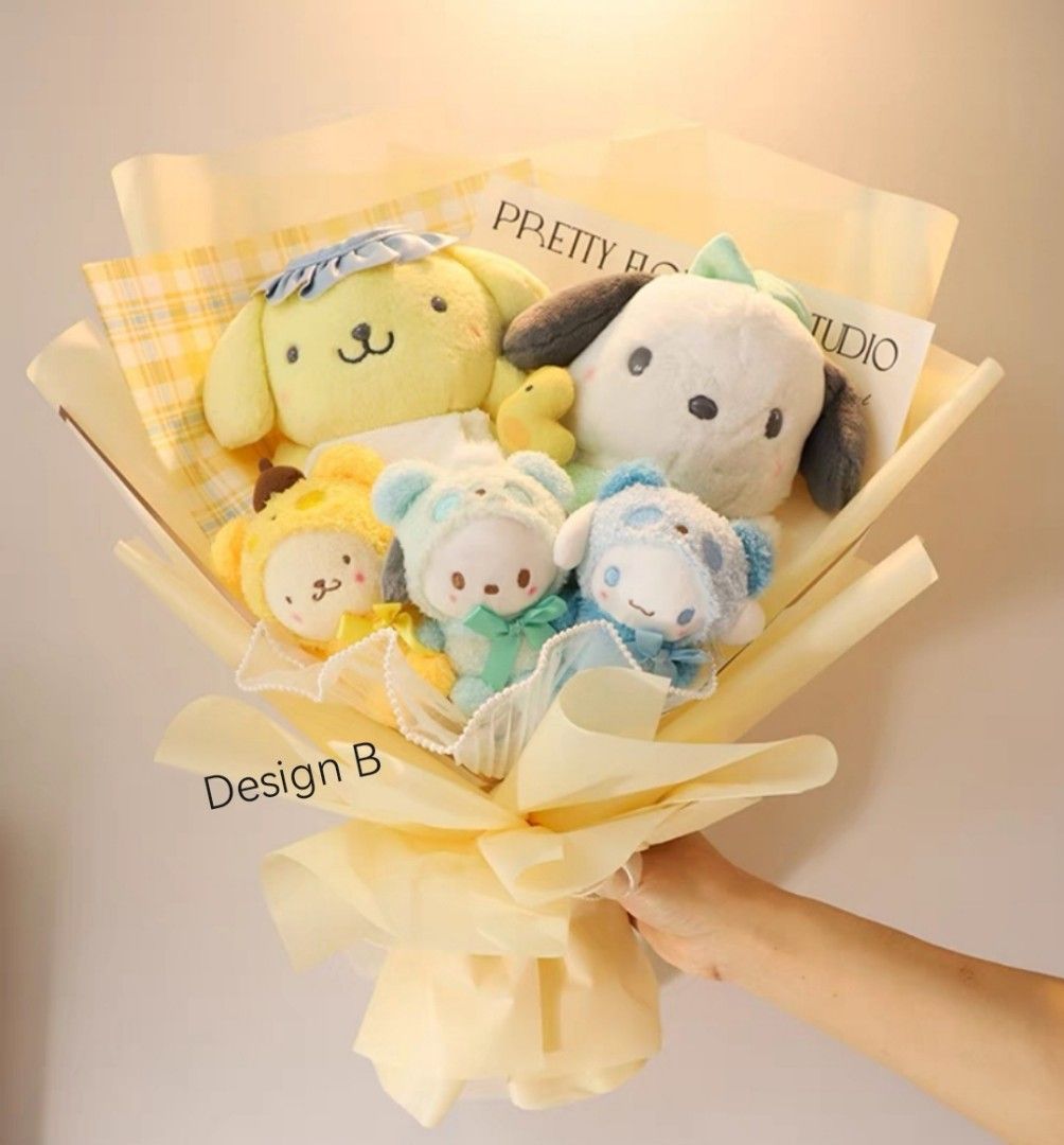 Soft Toy Bouquet (30cm x H40cm), Hobbies & Toys, Stationery & Craft