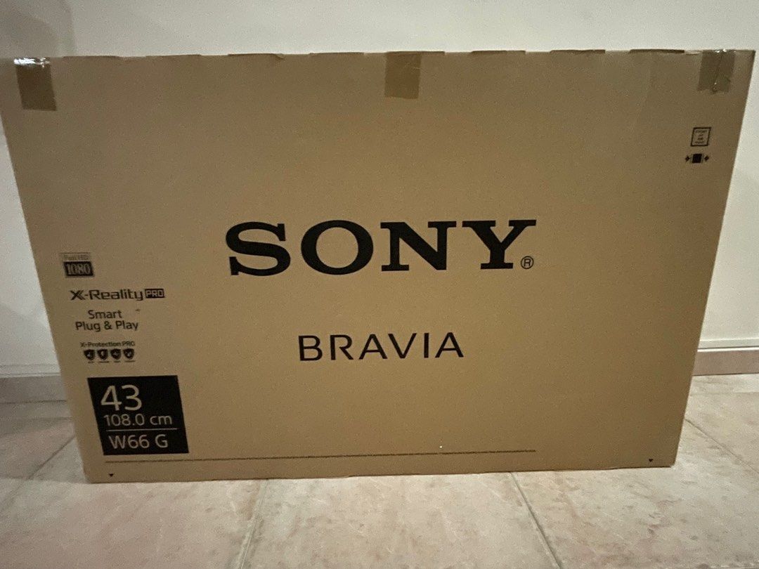 Sony Bravia 43” Smart TV, TV & Home Appliances, TV & Entertainment, TV ...