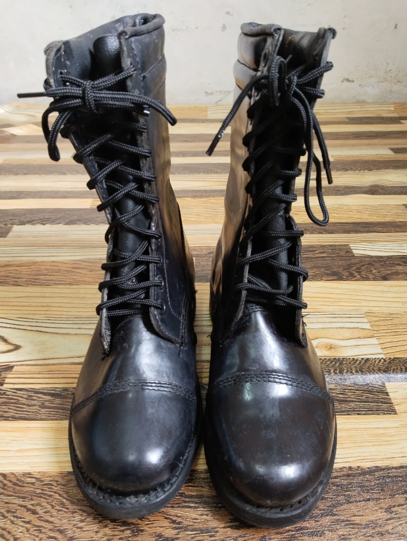 Spike Boot Kulit Kraf Vintage, Men's Fashion, Footwear, Boots on Carousell