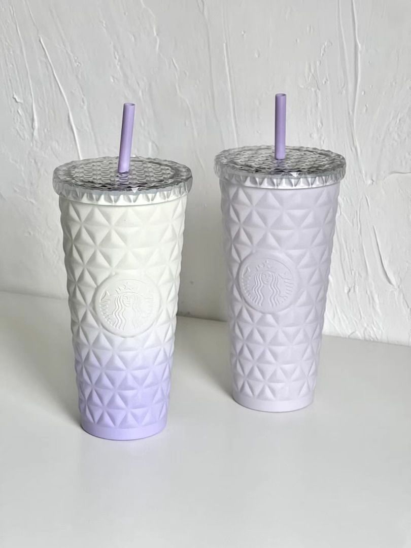 Starbucks 591ml/20oz Gradient Purple Jewelled Straw Cup – Ann Ann