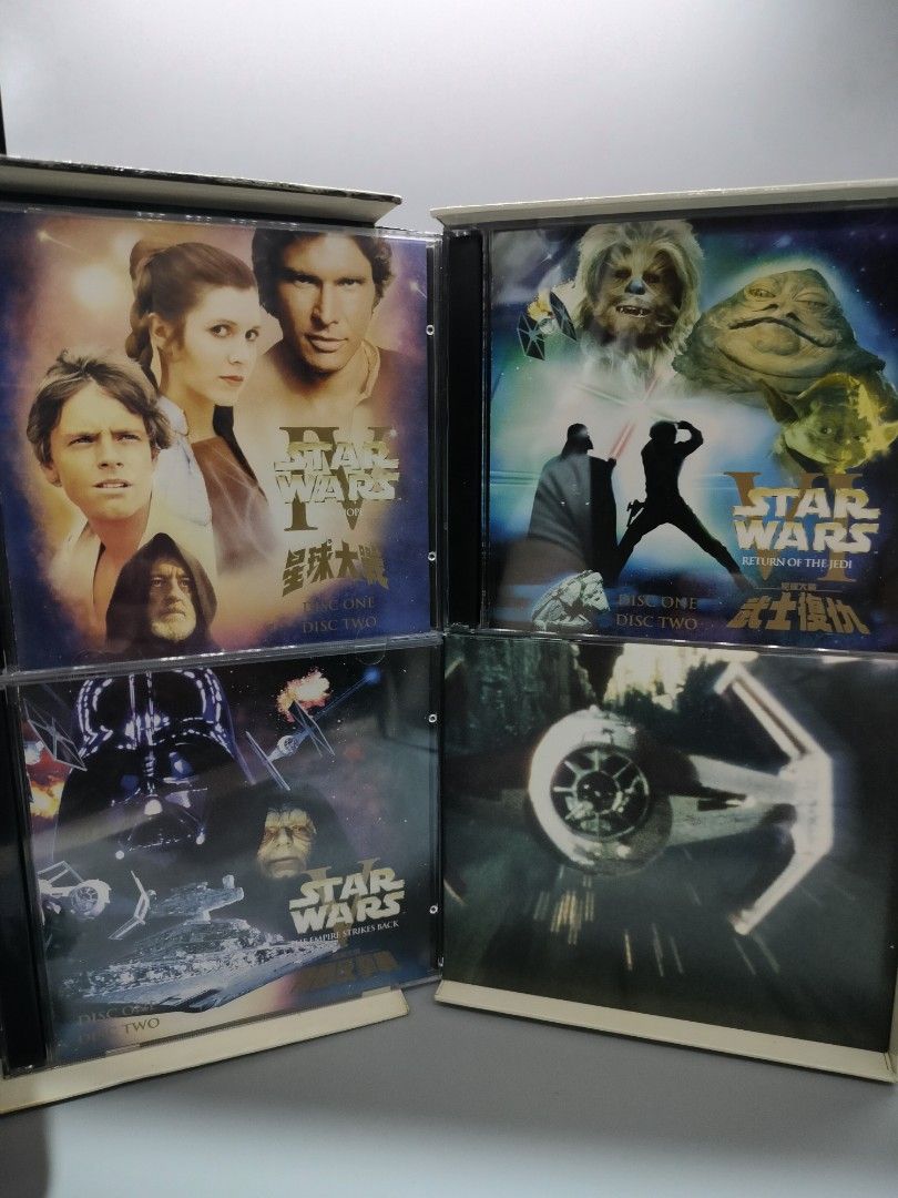 STARWARS VCDS (Category: CDs & DVDs) located in Baguio. Submitted by treshijos88888-72820 (Listing ID 1228642026, Image 2). Description: starwars trilogy VCDs.