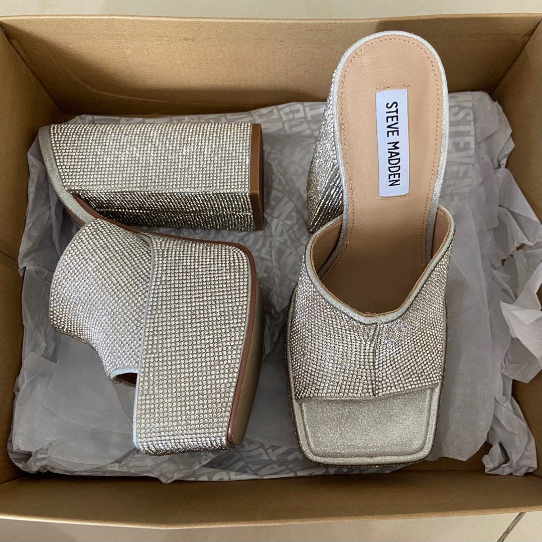 Steve Madden SM Trixie R Rhinestones Size US 7 EU 37.5 UK 4.5