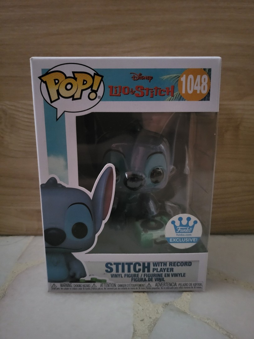 Funko Pop! Disney Lilo & Stitch with Record Player Funko Exclusive Figure  #1048