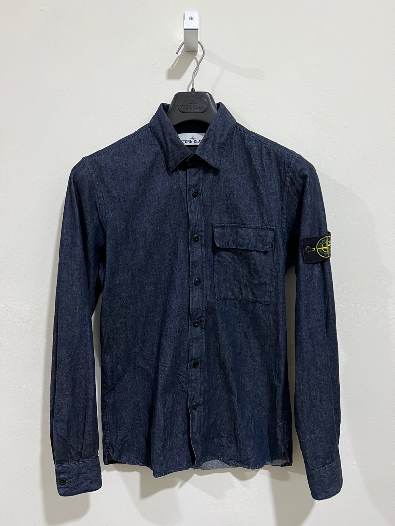STONE ISLAND DENIM SHIRT WASHED SS16