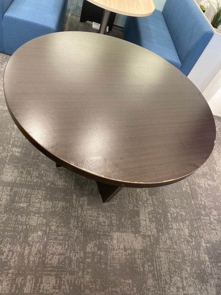 Sturdy office round table, Furniture & Home Living, Furniture, Tables ...