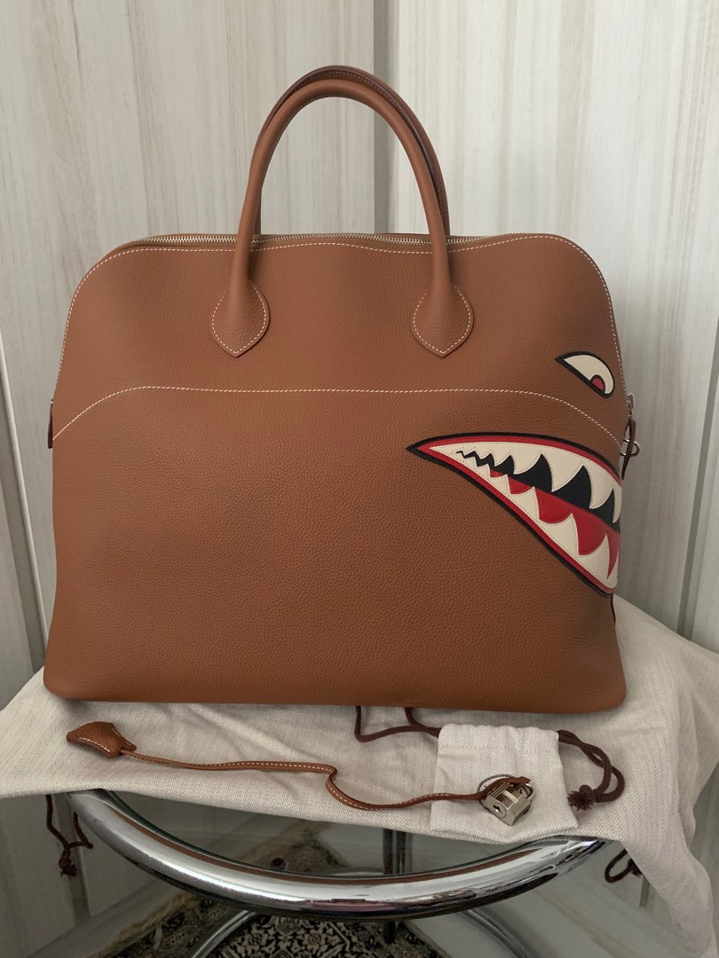 Sac Hermès Bolide Togo Shark Monster