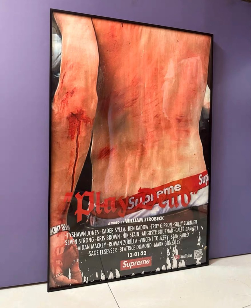 Supreme / Play Dead Poster 海報, 興趣及遊戲, 手作&自家設計 Supreme / Play Dead Poster 海報, 興趣及遊戲, 手作&自家設計