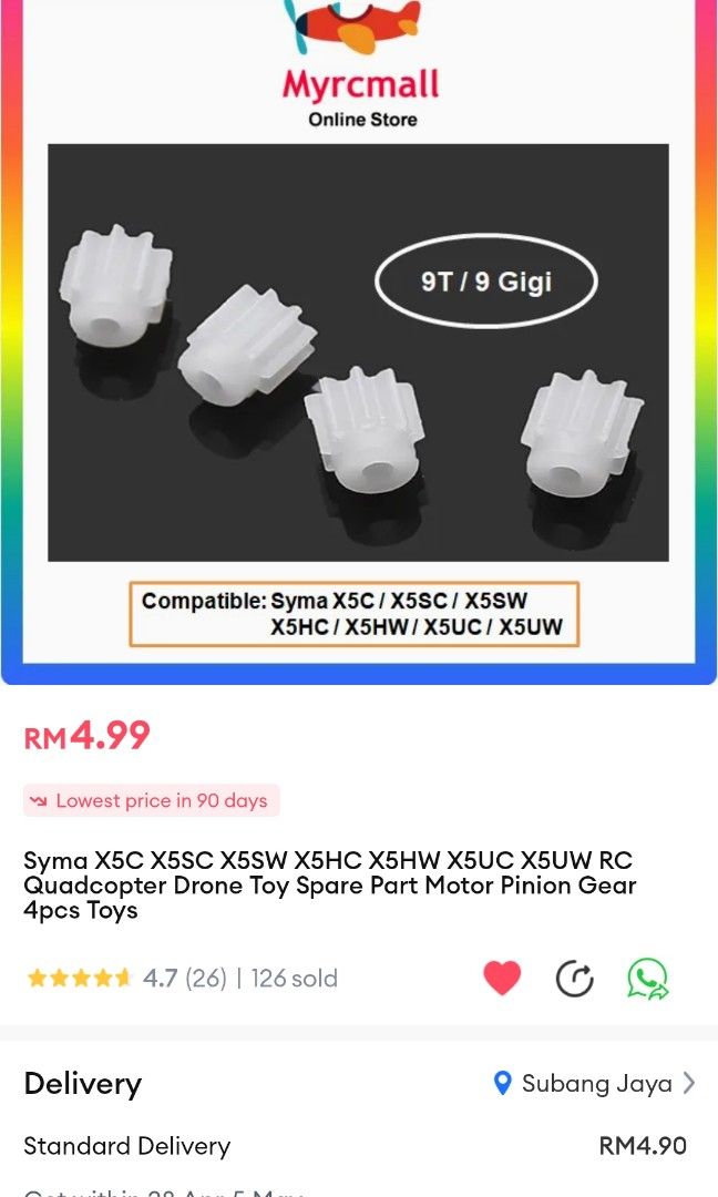 Syma x5hw drone on sale price