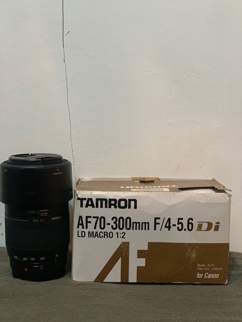 Zoom Tamron - AF 70-300mm F/4-5,6 Di LD IF Macro 1/2 - Monture Canon