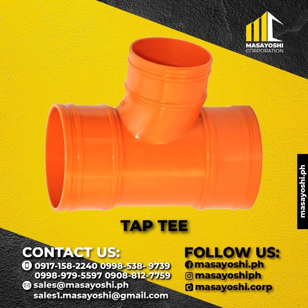 tap tee, piping, pipe works, fittings, coupling, pvc, Commercial
