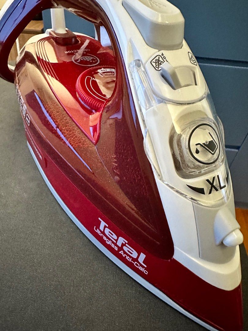 Tefal Steam Iron Ultra Gliss 4 Calc Collector FV4996, TV & Home ...