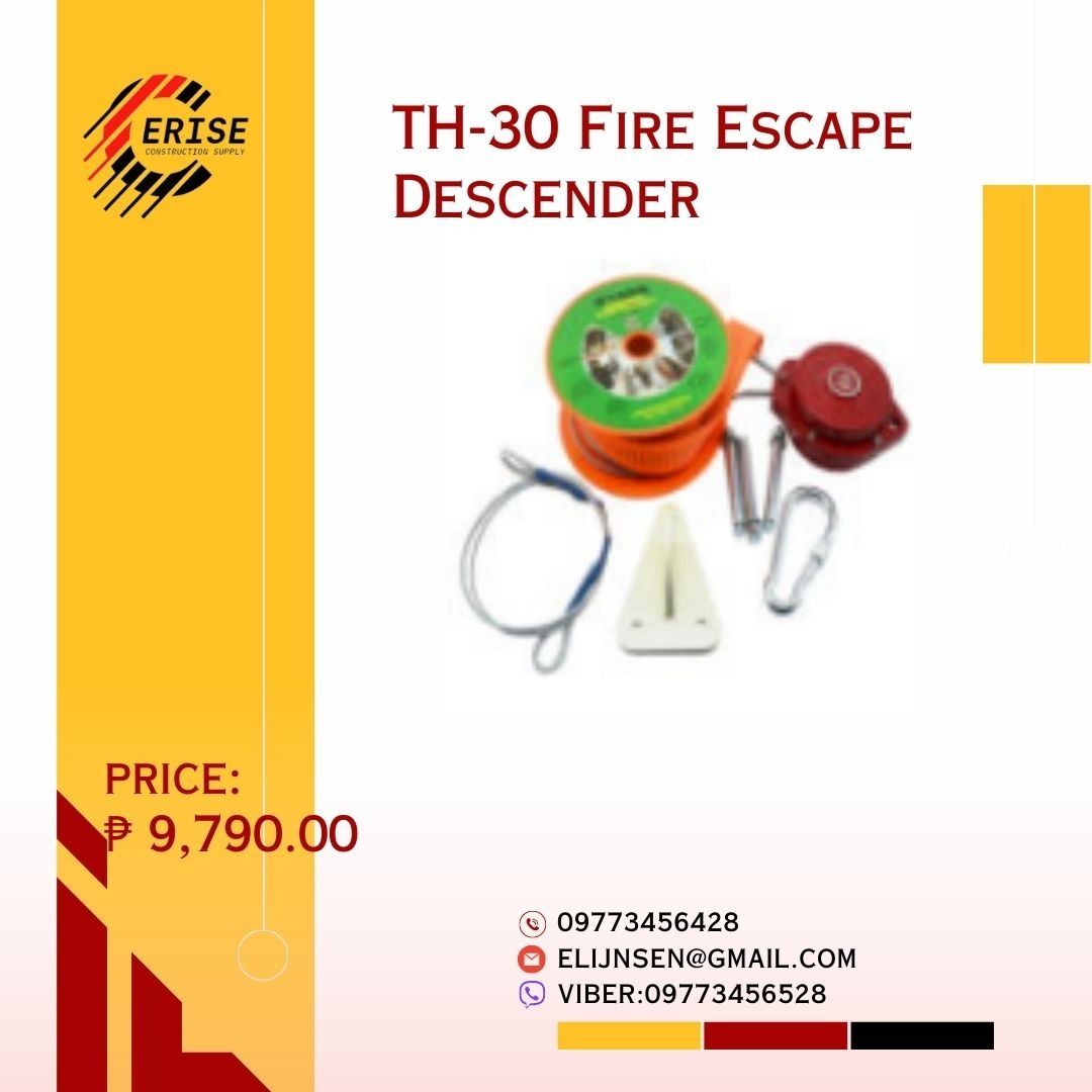 TH-30 FIRE ESCAPE DESCENDER, Commercial & Industrial, Construction ...