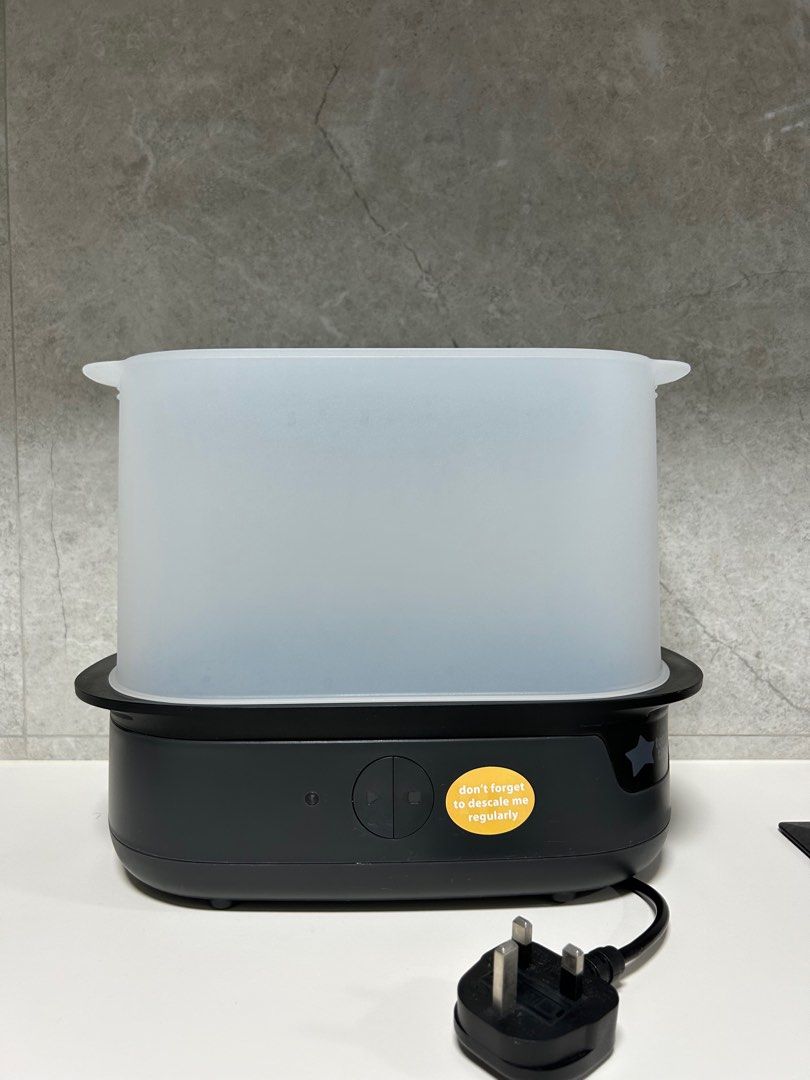 Black electric shop steriliser