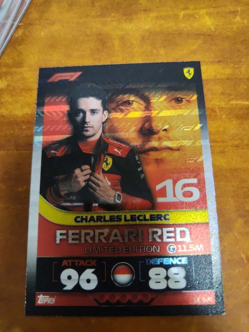 PSA 10 - Charles Leclerc - Ferrari Red - #LE5UR - POP 7 - Topps Turbo Attax  2022