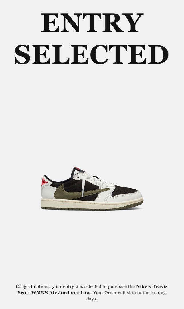 Kith travis scott raffle top