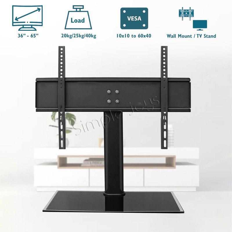 TV Stand Universal Wall Mount On Table Or Console For 2665 inch VESA