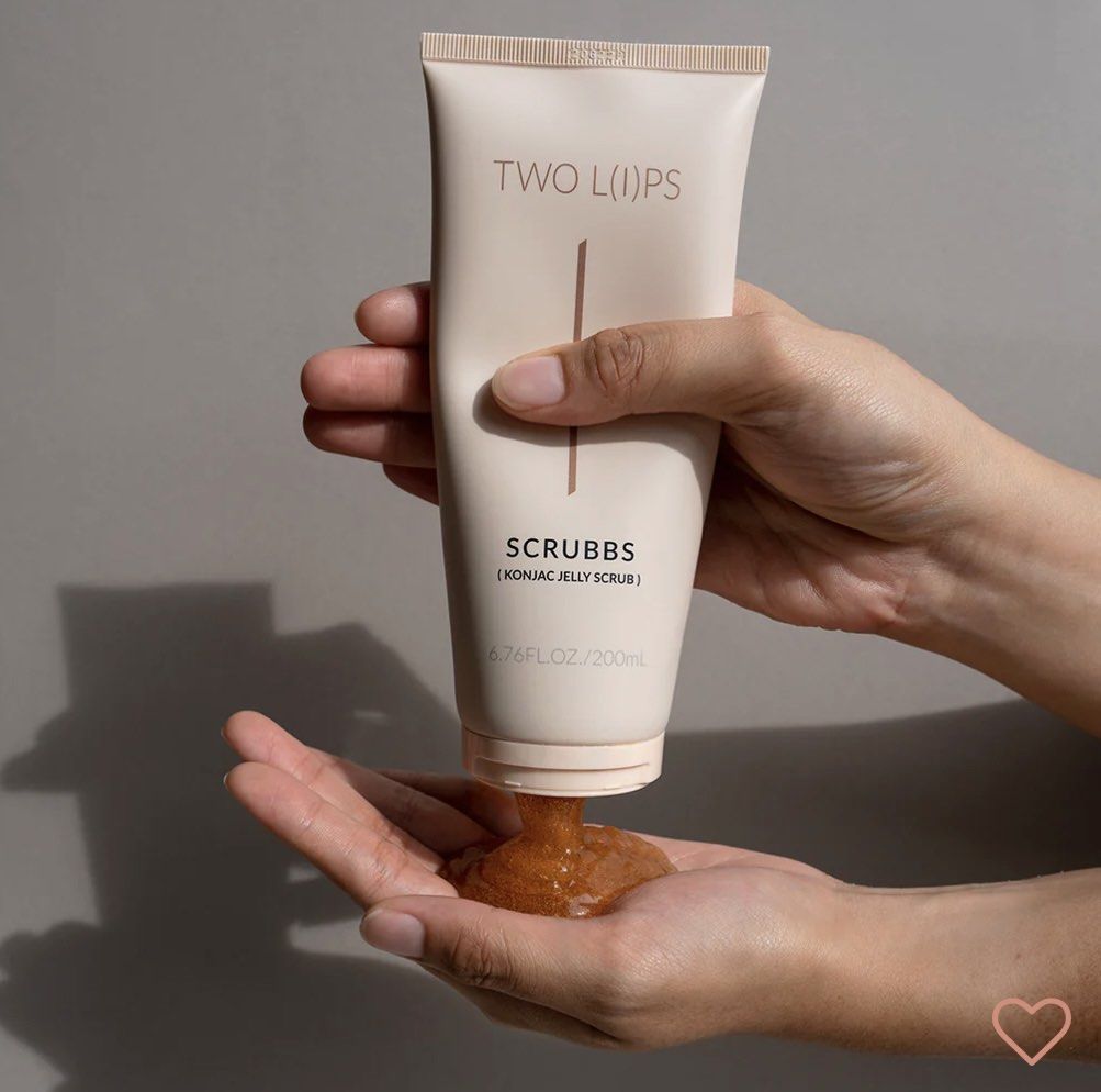 TWO LIPS SCRUBBS Konjac Jelly Scrub 200ml, Beauty & Personal Care, Bath