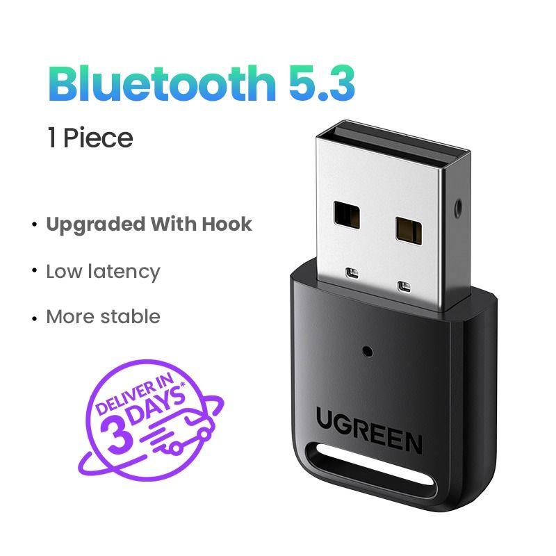 UGREEN Wireless USB Bluetooth 5.3 Adapter for Logitech Mouse Keyboard ...