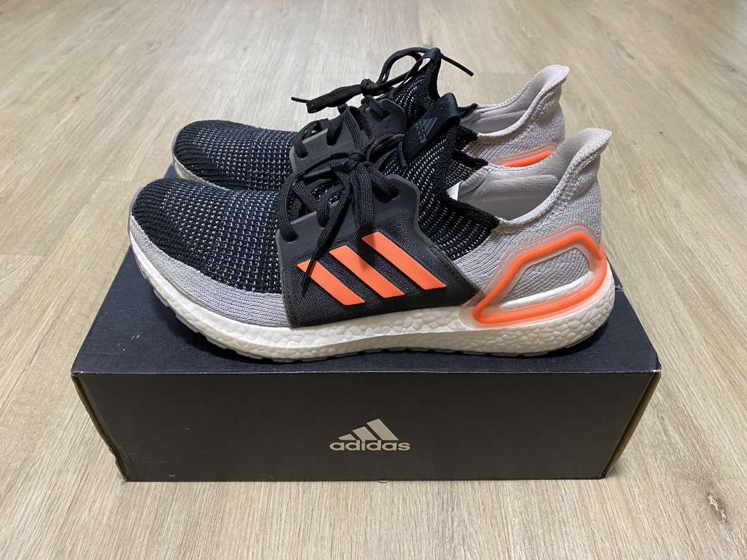 Adidas ultra boost 19 solar orange best sale