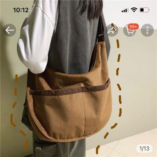 2022 MCM new small bag trendy fashion all-match portable messenger bag  Boston mini pillow bag shoulder bag