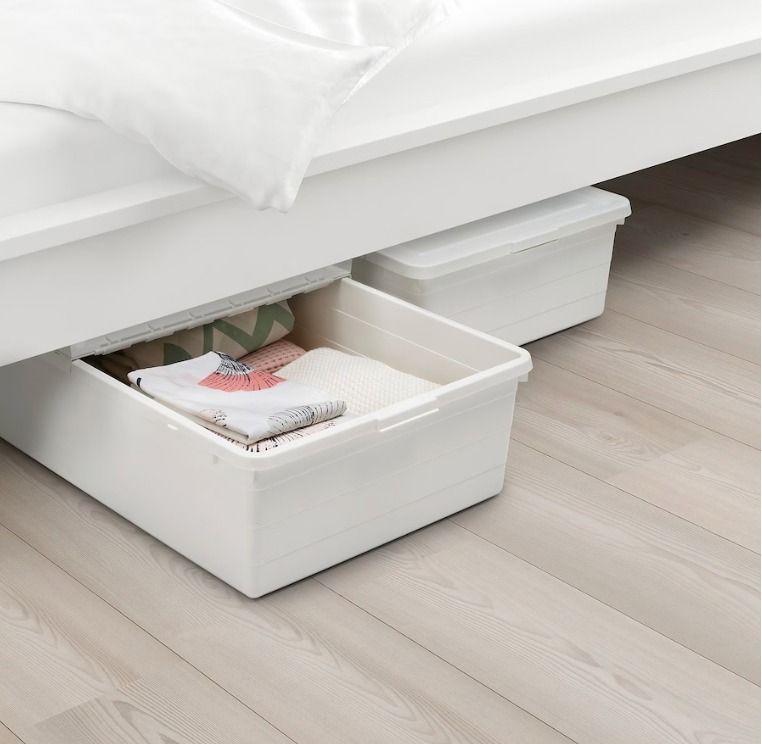 Under Bed Storage IKEA SOCKERBIT 2 x Storage box with lid Sell 1