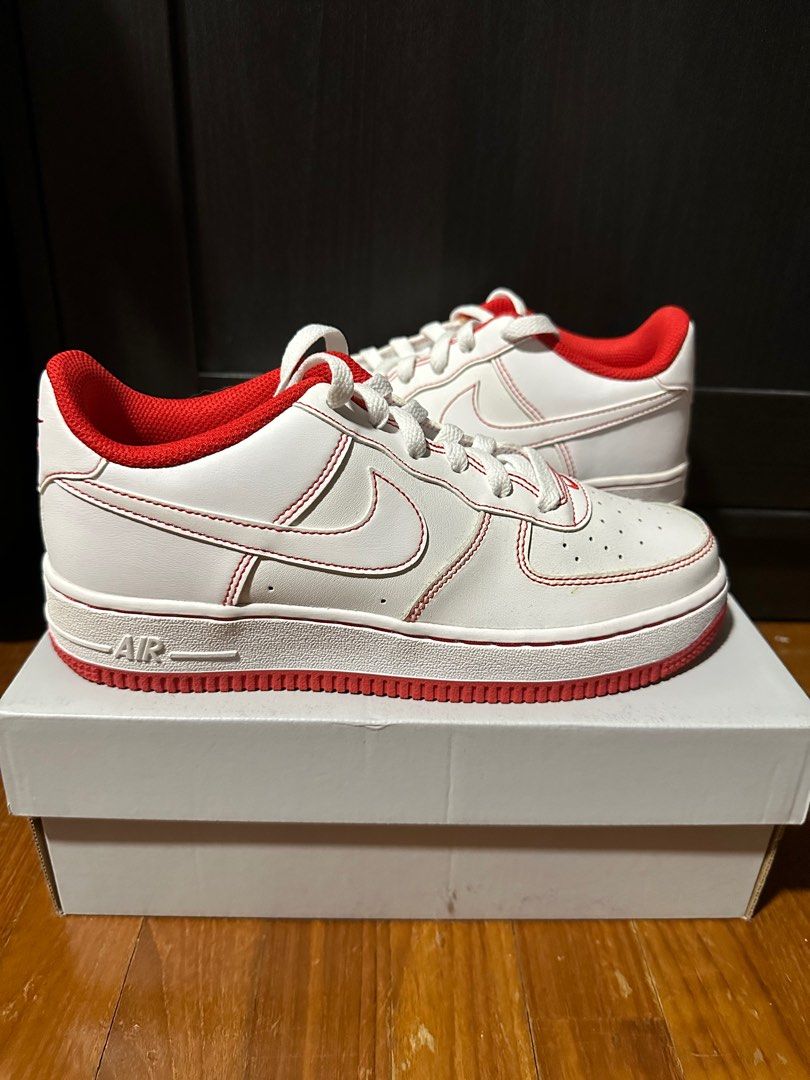 us 5y nike air force 1 gs university red Women s Fashion