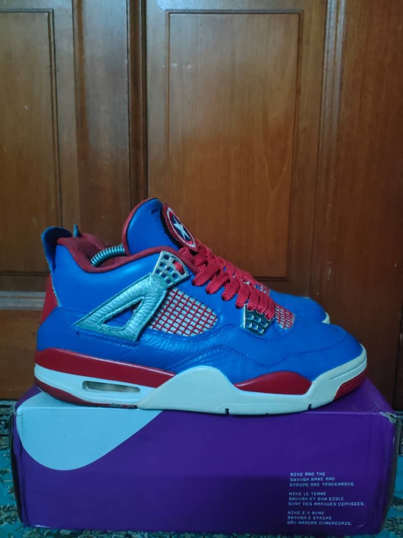 Jordan 4 hot sale captain america