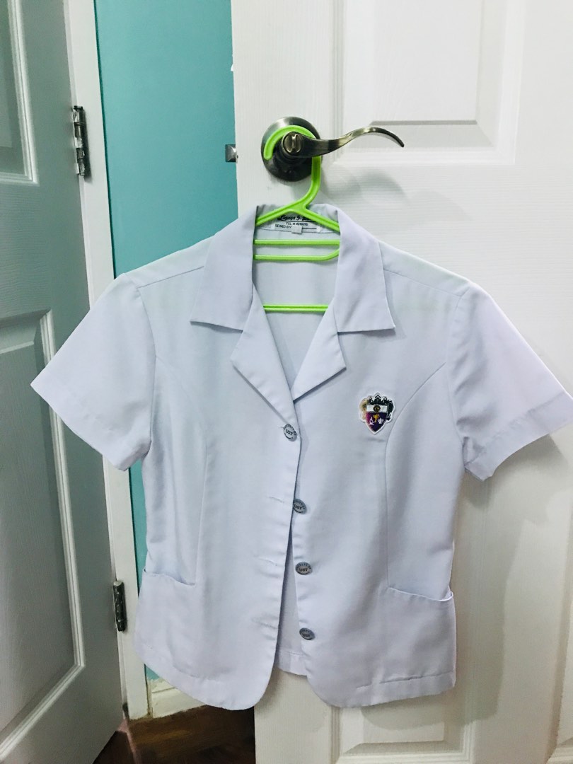 UST Medtech Girl's uniform (with skirt) 3 SETS TAKE ALL on Carousell