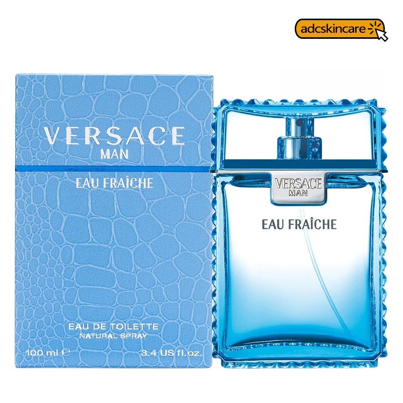 Versace Man Eau Fraiche Eau De Toilette Spray 100ml, Beauty & Personal