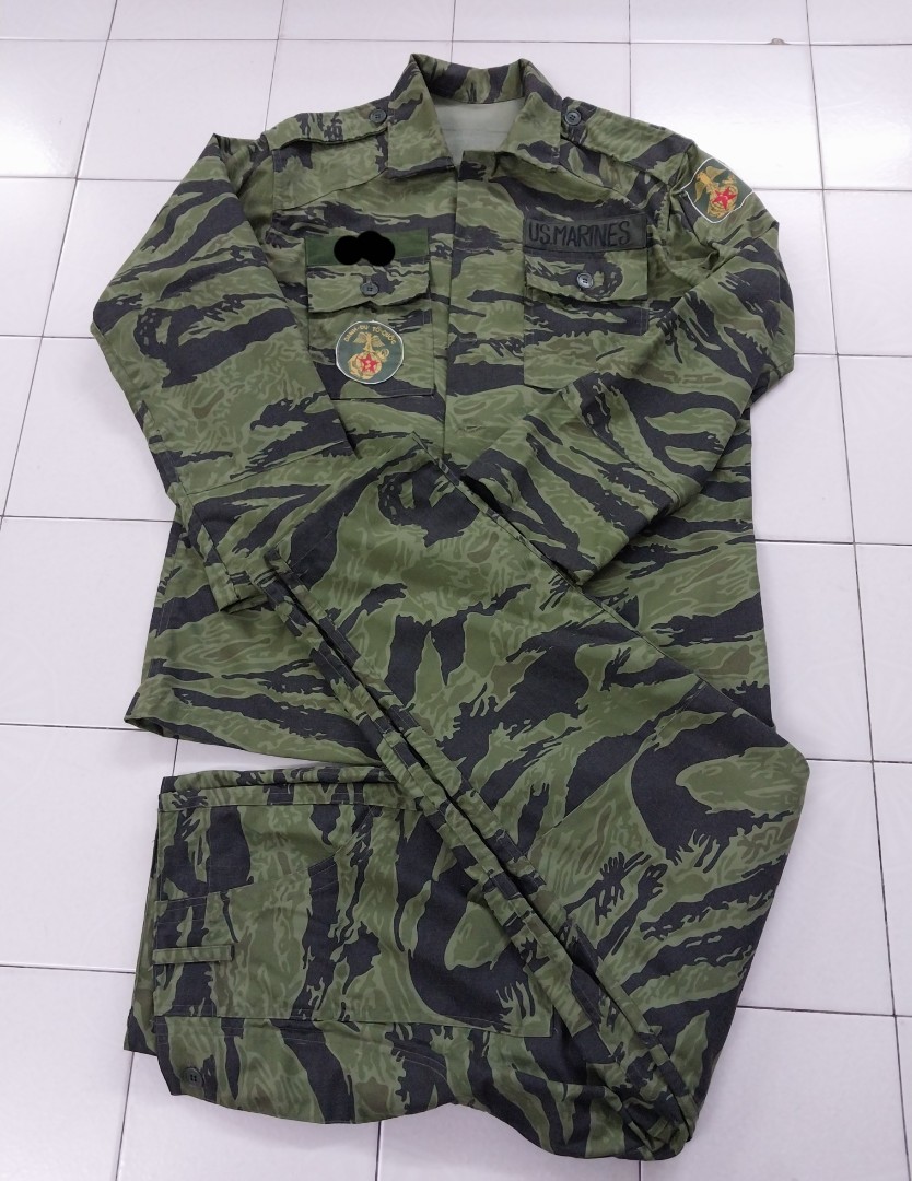 Vietnam War ARVN VNMC Seawave Uniform Set, Men's Fashion, Coats ...