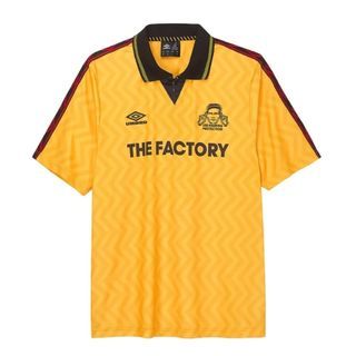 Vintage jersey umbro x factory records manchester new order kaos bola