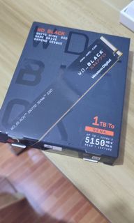 WD Black SN770 1TB(1,000GB) NVMe SSD 5,150 read/write speed