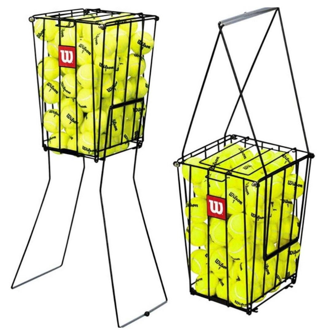 Wilson Tennis Ball Picker Hopper Basket, Sports Equipment, Other Sports