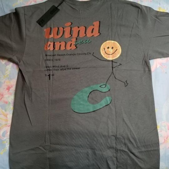 Wind and Sea x Cheese Cheap Shop tee (L size), 男裝, 上身及套裝, T