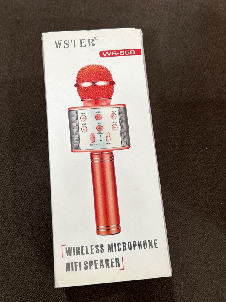 Wireless Microphone HiFi Speaker, Audio, Microphones on Carousell