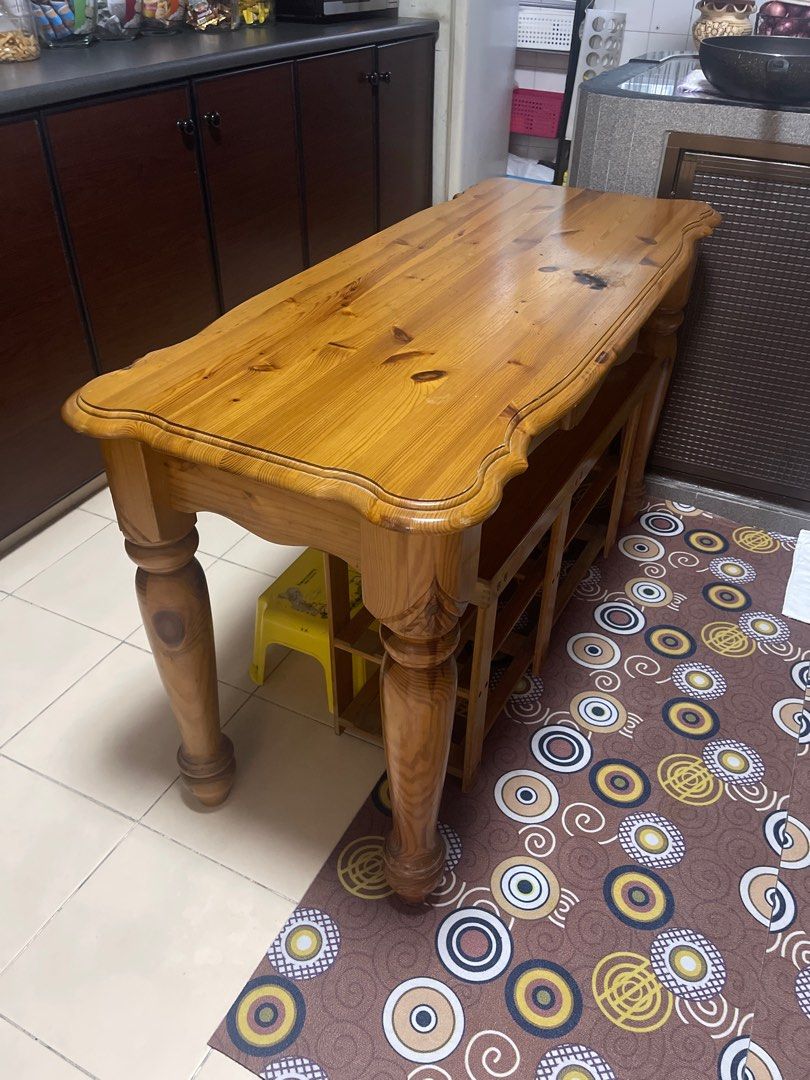Wooden table, Furniture & Home Living, Furniture, Tables & Sets on