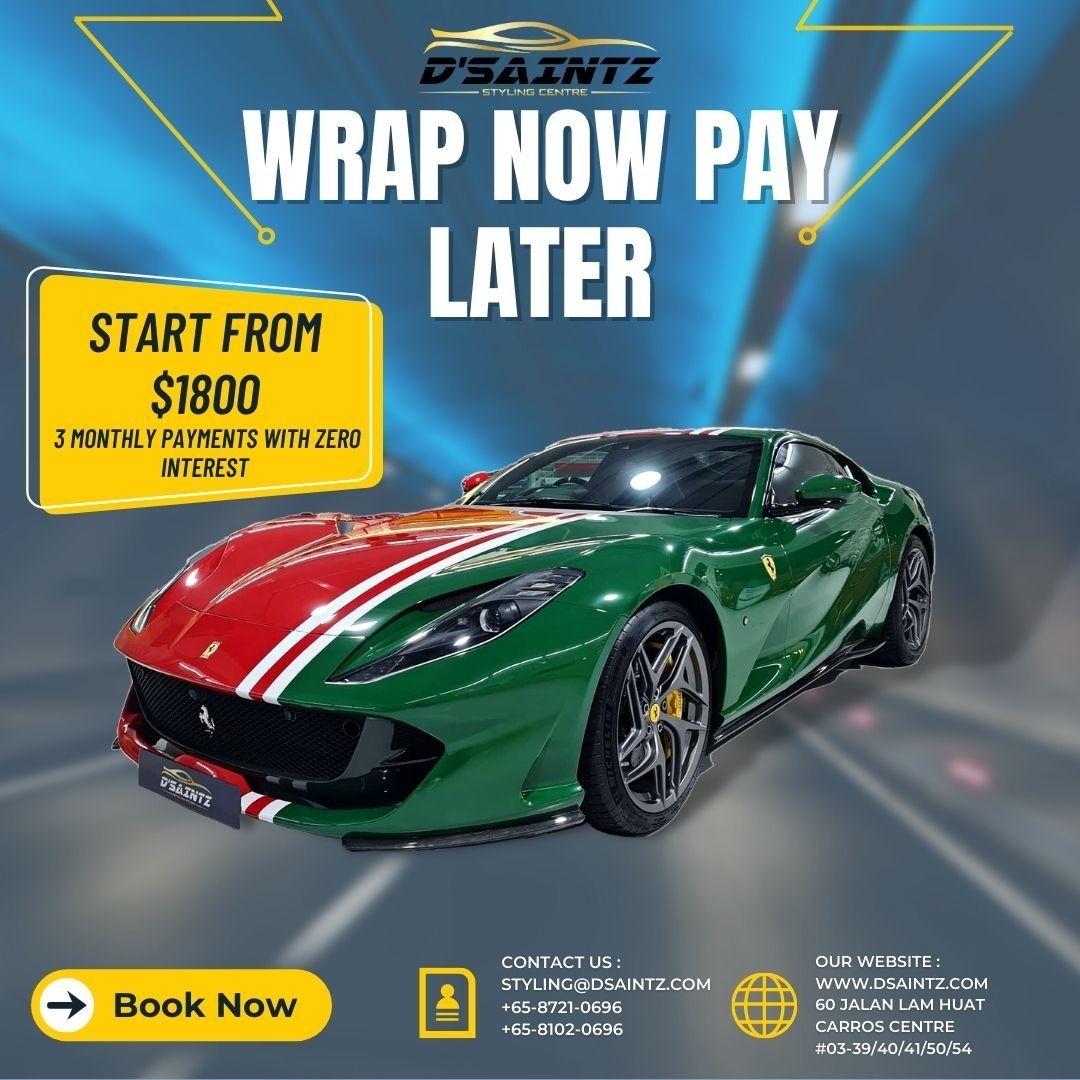 Wrap Now Pay Later, Car Accessories, Car & Services on Carousell