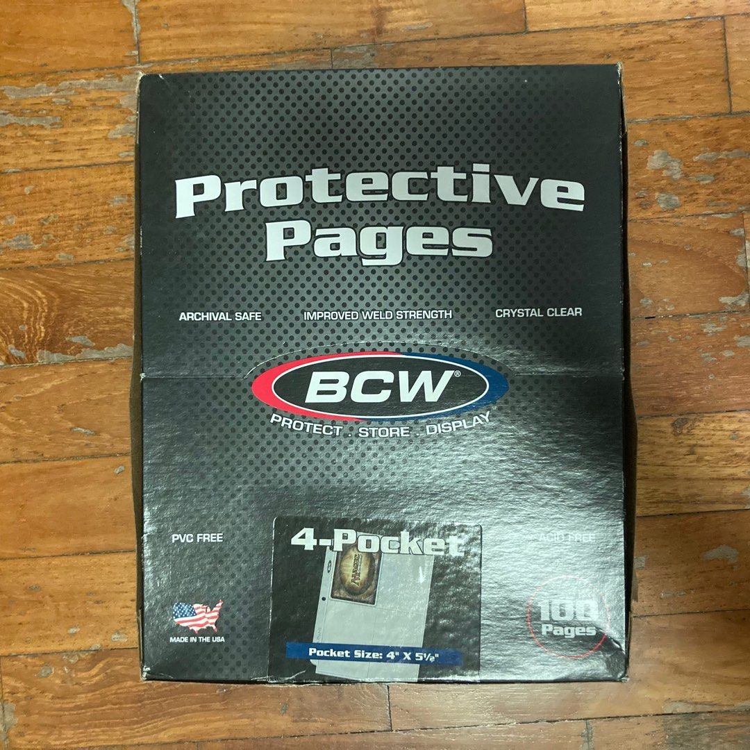 [wts/lfb] BCW 4 pocket binder refill pages, Hobbies & Toys, Memorabilia