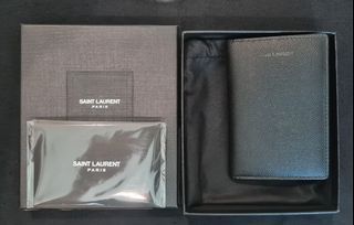 Saint Laurent Navy Bill Clip Card Holder Saint Laurent